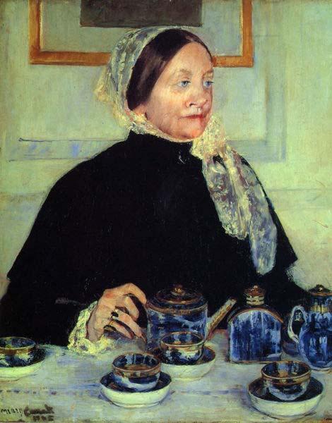Mary Cassatt Lady at the Tea Table